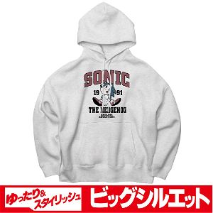 Sonic the Hedgehog: Classic Sonic Big Silhouette Pullover Hoodie (Ash | Size L)
