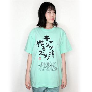 Yuru Camp Movie Campsite Tsukuru Zura! T-Shirt: Rin Color (Green | Size M)