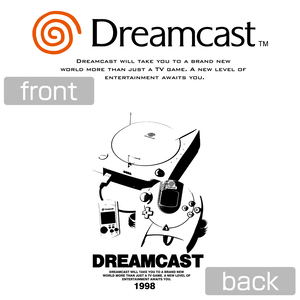 Dreamcast Hard T-Shirt (White | Size XL)_