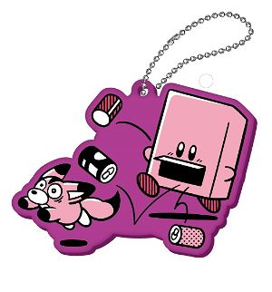 Kirby's Dream Land: Kirby's Comic Panic Rubber Keychain Mouthful Mode (Set of 5 pieces)