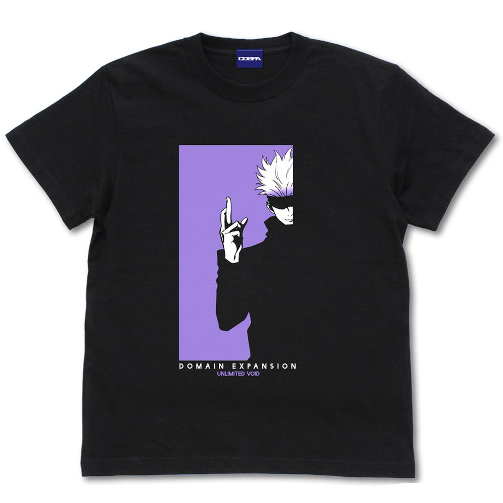 Jujutsu Kaisen Satoru Gojo T Shirt Black Size M