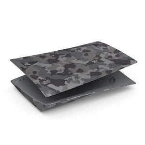 PS5 Digital Edition Console Covers (Gray Camouflage)
