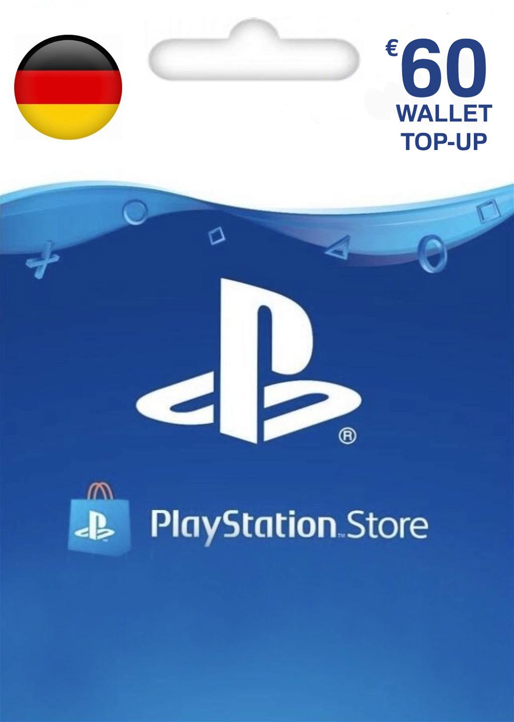 PSN 60 EUR | Playstation Germany digital for PS3, Vita, PS4, PS5