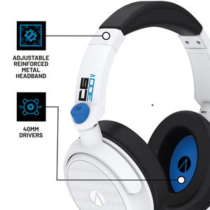 Stealth C6-300V Stereo Gaming Headset (Blue / White)_