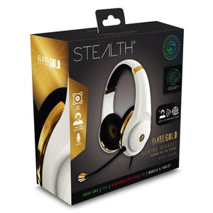 Stealth XP-Glass Stereo Gaming Headset (Gold / White)_