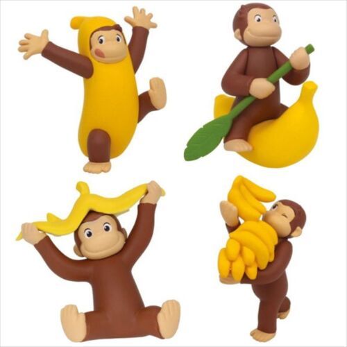 Curious George Love Banana Figure 2 (Set of 4 Pieces) image 1