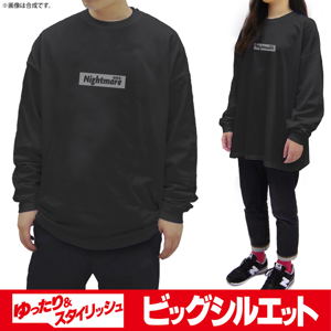 Date A Live IV - Kurumi Tokisaki Big Silhouette Long Sleeve T-Shirt (Black | Size XL)_