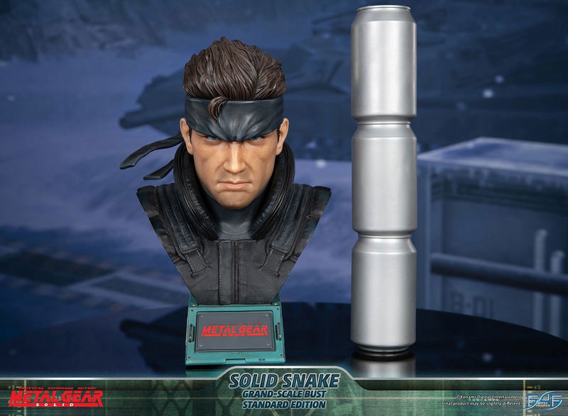 Metal Gear Solid Grand-Scale Bust Resin Statue: Solid Snake [Standard Edition] image 18
