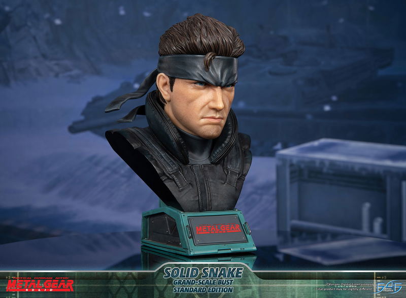 Metal Gear Solid Grand-Scale Bust Resin Statue: Solid Snake [Standard Edition] image 19
