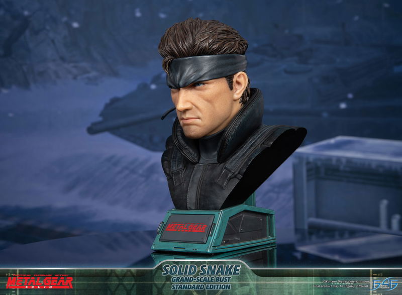 Metal Gear Solid Grand-Scale Bust Resin Statue: Solid Snake [Standard Edition] image 20