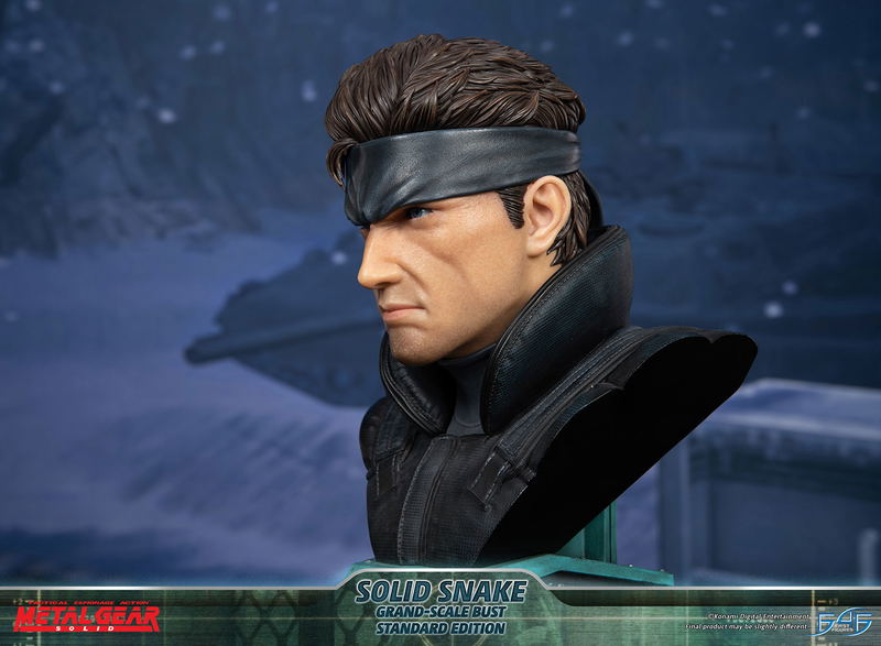 Metal Gear Solid Grand-Scale Bust Resin Statue: Solid Snake [Standard Edition] image 21