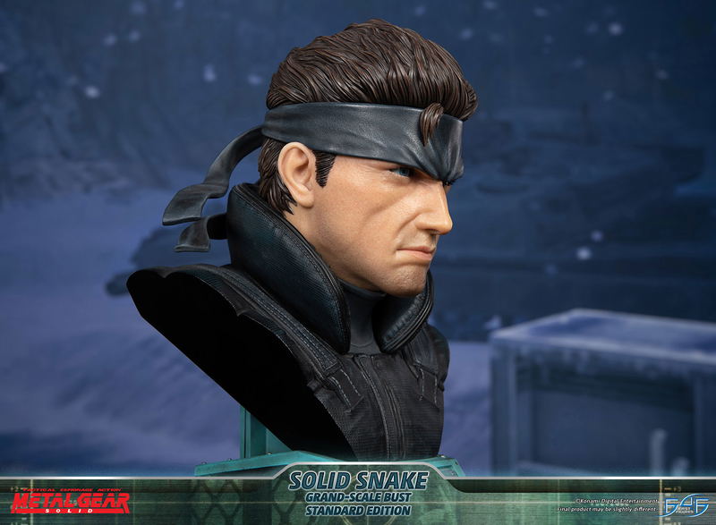 Metal Gear Solid Grand-Scale Bust Resin Statue: Solid Snake [Standard Edition] image 22