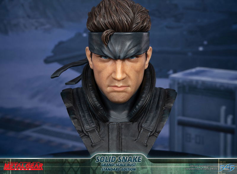 Metal Gear Solid Grand-Scale Bust Resin Statue: Solid Snake [Standard Edition] image 25