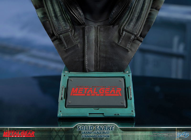 Metal Gear Solid Grand-Scale Bust Resin Statue: Solid Snake [Standard Edition] image 26