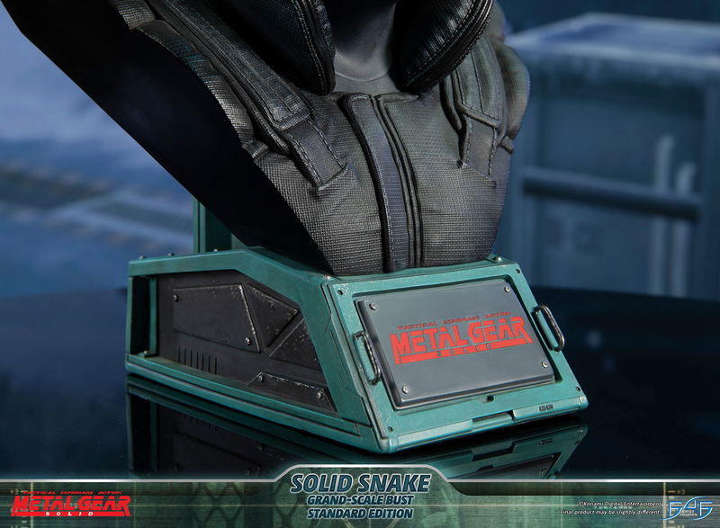 Metal Gear Solid Grand-Scale Bust Resin Statue: Solid Snake [Standard Edition] image 27