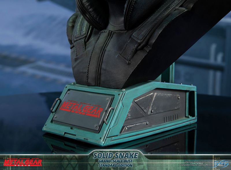 Metal Gear Solid Grand-Scale Bust Resin Statue: Solid Snake [Standard Edition] image 28