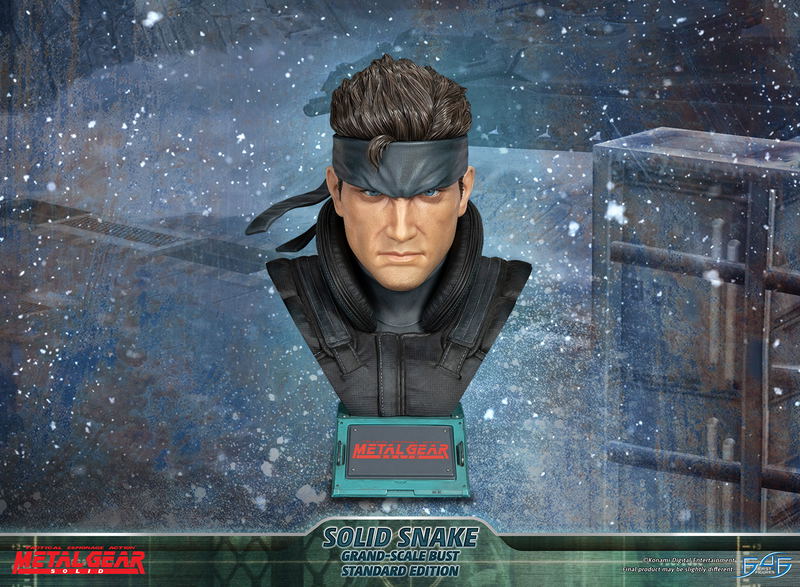 Metal Gear Solid Grand-Scale Bust Resin Statue: Solid Snake [Standard Edition] image 9