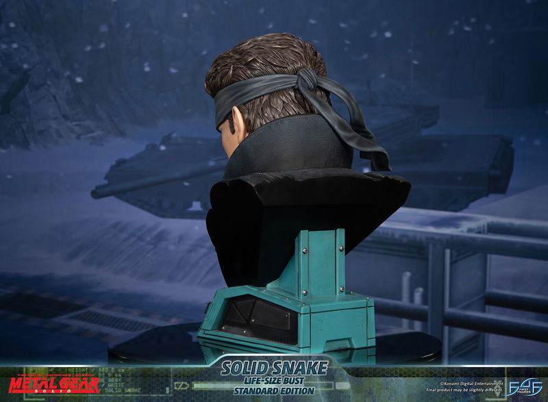 Metal Gear Solid Life-Size Bust Resin Statue: Solid Snake [Standard Edition] image 12