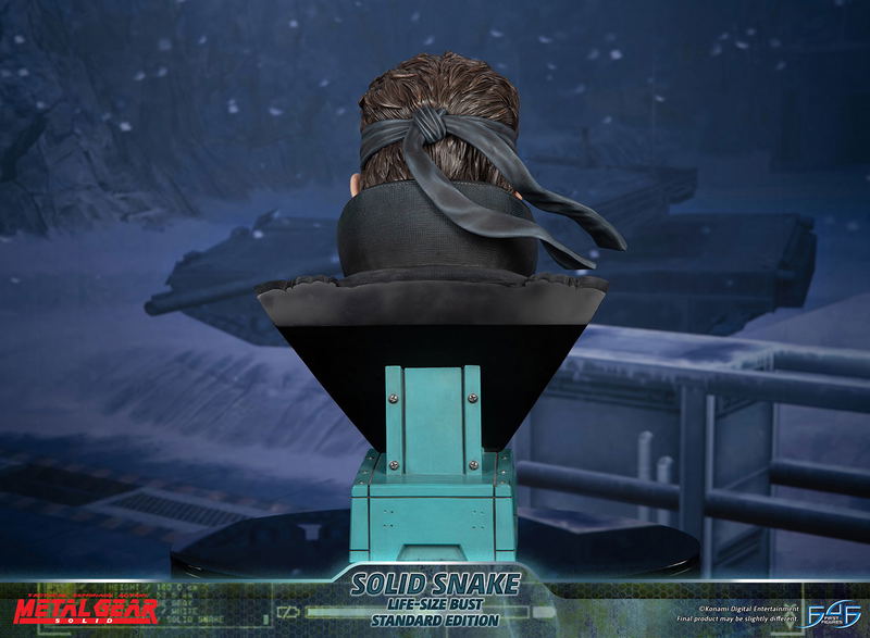 Metal Gear Solid Life-Size Bust Resin Statue: Solid Snake [Standard Edition] image 13