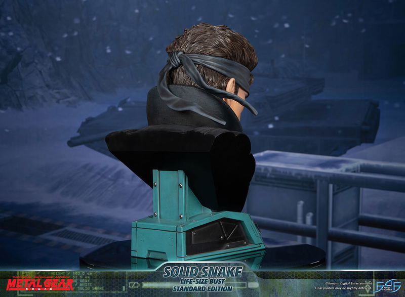Metal Gear Solid Life-Size Bust Resin Statue: Solid Snake [Standard Edition] image 14