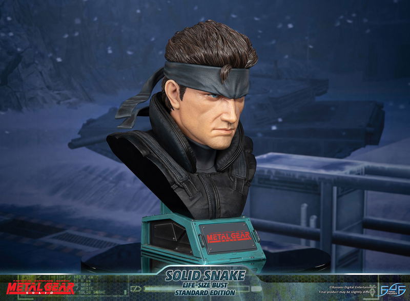 Metal Gear Solid Life-Size Bust Resin Statue: Solid Snake [Standard Edition] image 16