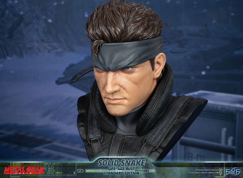 Metal Gear Solid Life-Size Bust Resin Statue: Solid Snake [Standard Edition] image 21