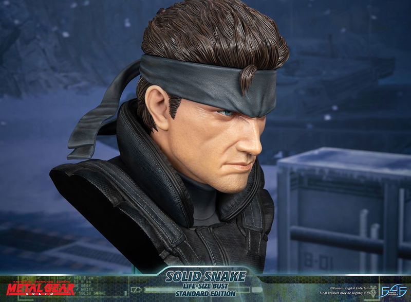 Metal Gear Solid Life-Size Bust Resin Statue: Solid Snake [Standard Edition] image 22