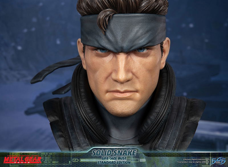 Metal Gear Solid Life-Size Bust Resin Statue: Solid Snake [Standard Edition] image 24