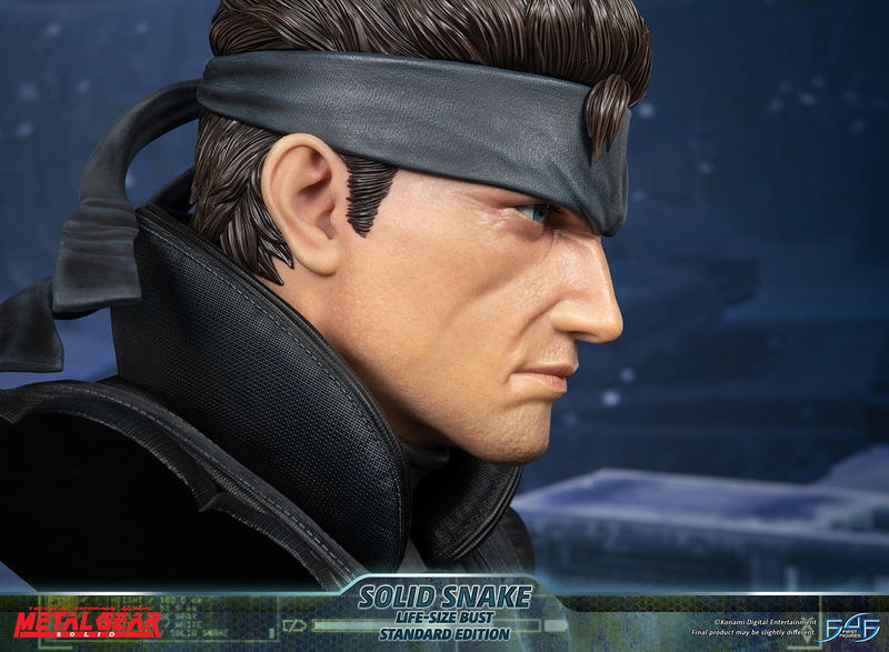 Metal Gear Solid Life-Size Bust Resin Statue: Solid Snake [Standard Edition] image 26