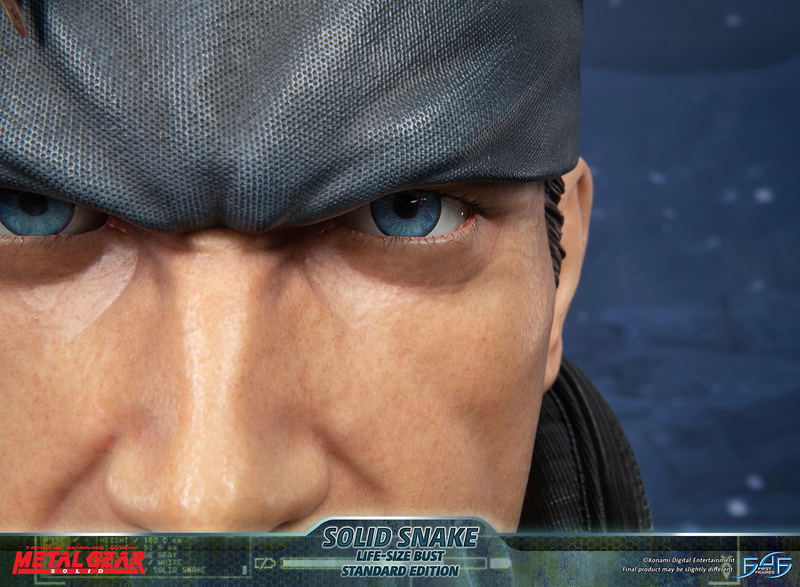 Metal Gear Solid Life-Size Bust Resin Statue: Solid Snake [Standard Edition] image 27