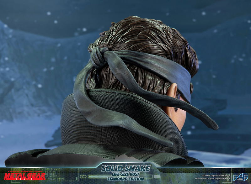 Metal Gear Solid Life-Size Bust Resin Statue: Solid Snake [Standard Edition] image 33