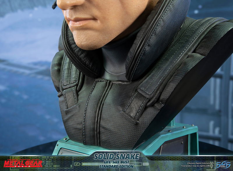 Metal Gear Solid Life-Size Bust Resin Statue: Solid Snake [Standard Edition] image 34