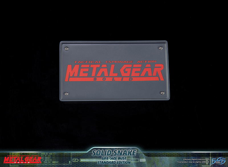 Metal Gear Solid Life-Size Bust Resin Statue: Solid Snake [Standard Edition] image 35
