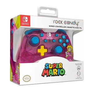 Rock Candy Wired Controller for Nintendo Switch (Peach)_