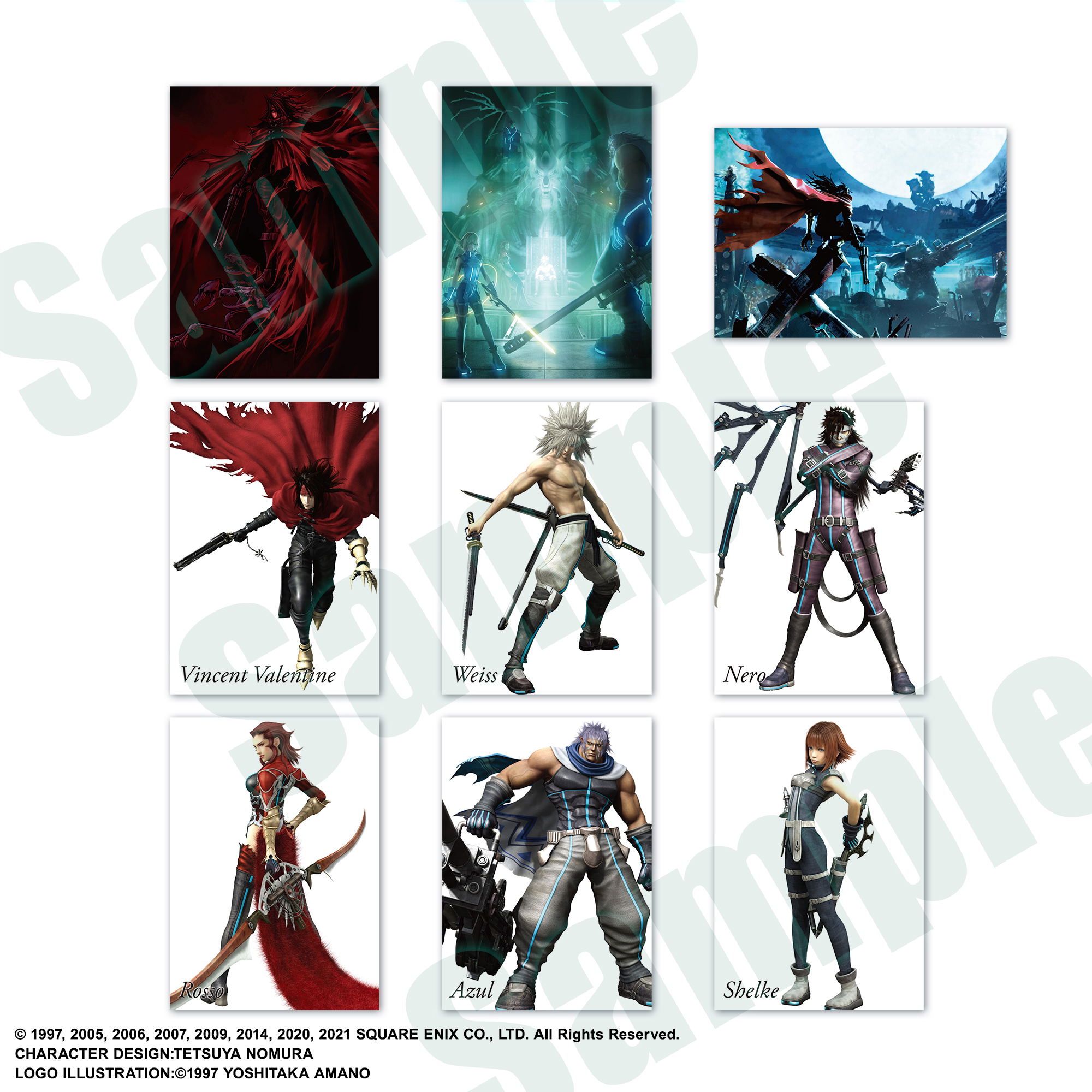 Final Fantasy VII Anniversary Art Museum Digital Card Plus (Set of