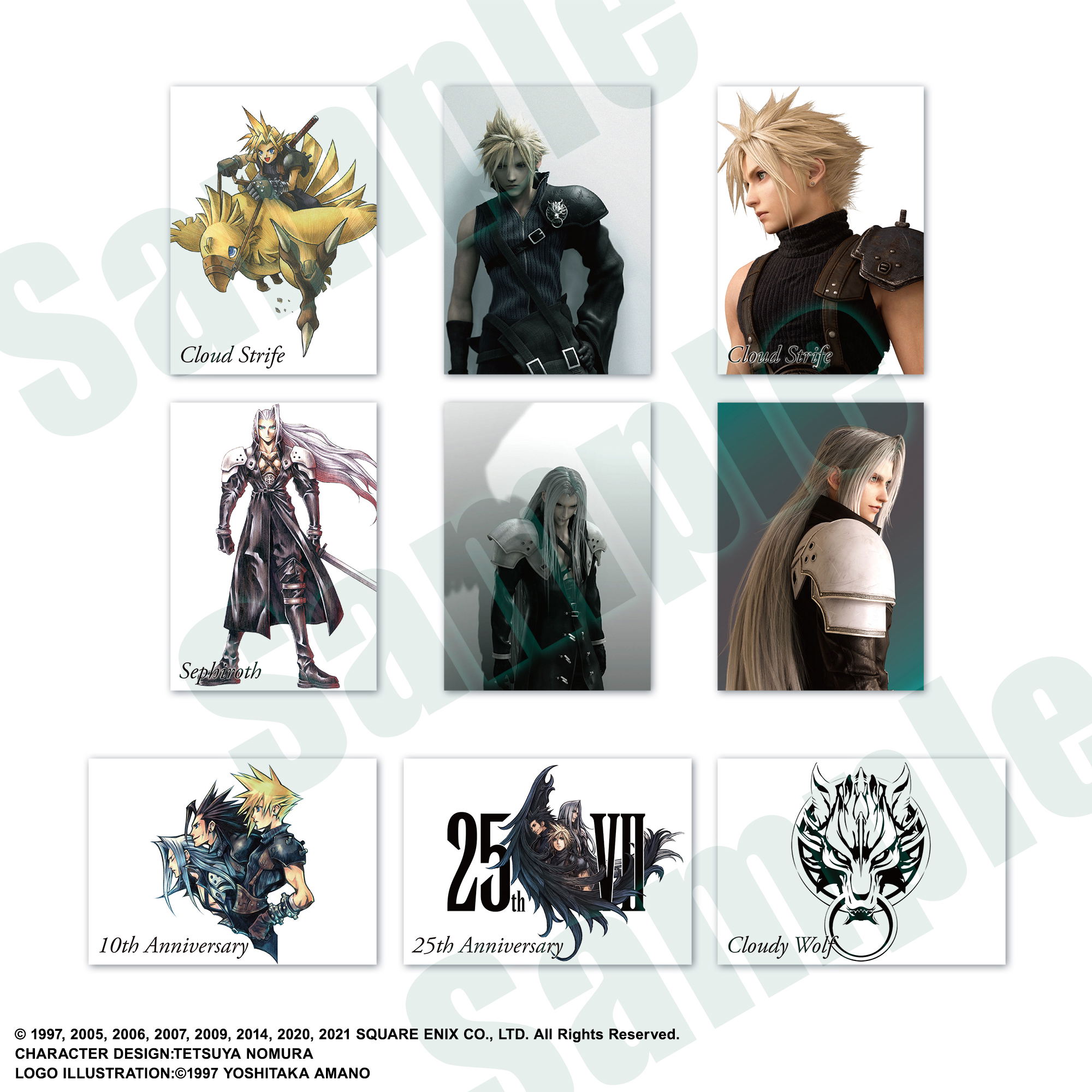 Final Fantasy VII Anniversary Art Museum Digital Card Plus (Set of