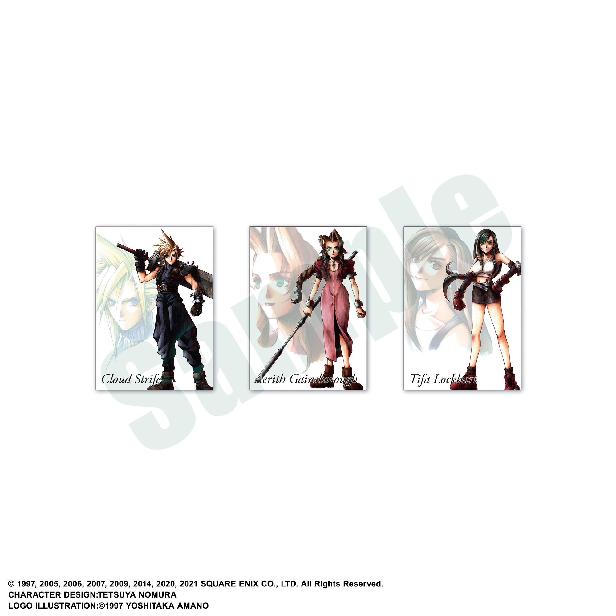 Final Fantasy VII Anniversary Art Museum Digital Card Plus (Set of