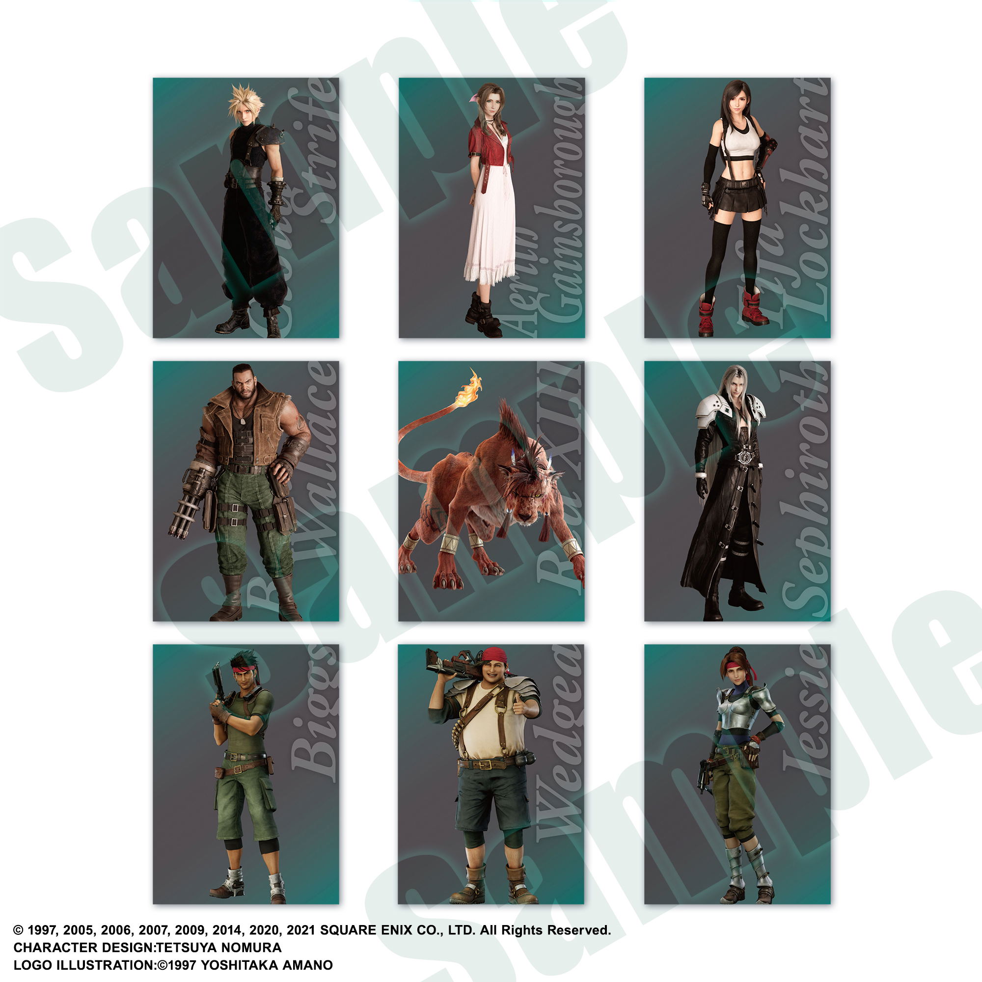 Final Fantasy VII Anniversary Art Museum Digital Card Plus (Set of