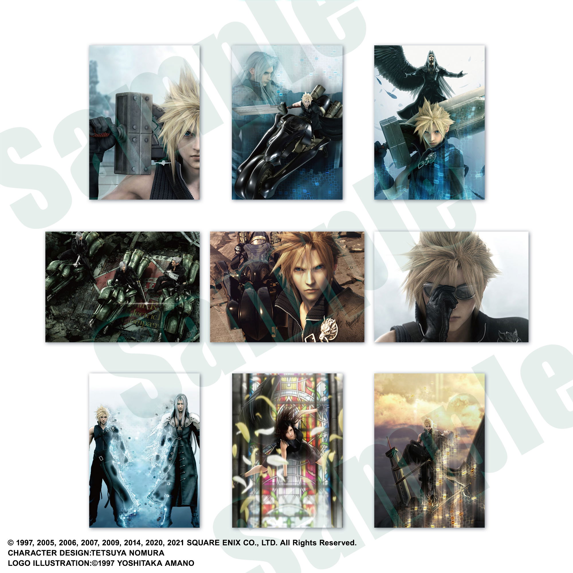 Final Fantasy VII Anniversary Art Museum Digital Card Plus (Set of