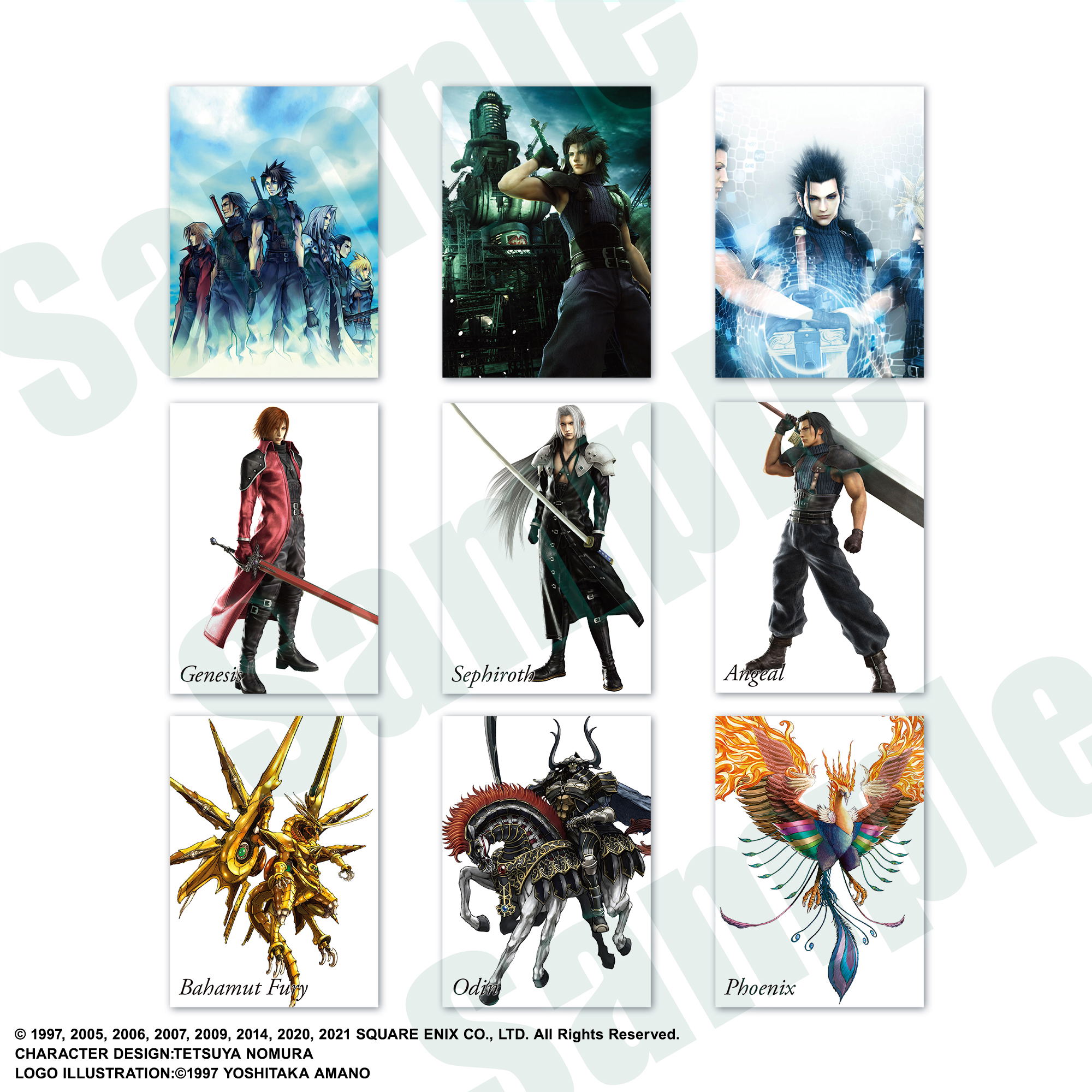 Final Fantasy VII Anniversary Art Museum Digital Card Plus (Set of