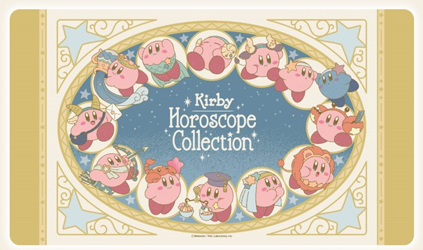 Kirby's Dream Land Character Rubber Mat: Kirby Horoscope ENR-058 image 1