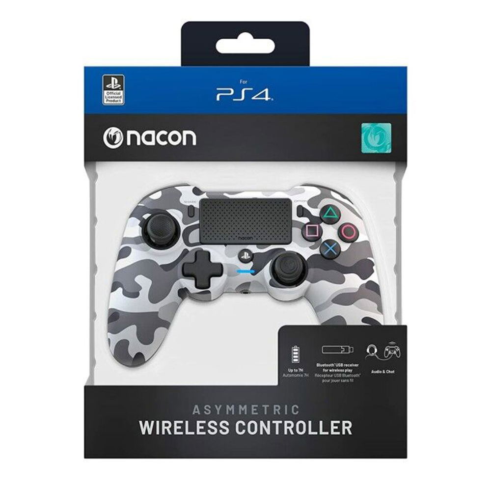 Nacon Asymmetric Wireless Controller for Playstation 4 (Camo Grey) for ...
