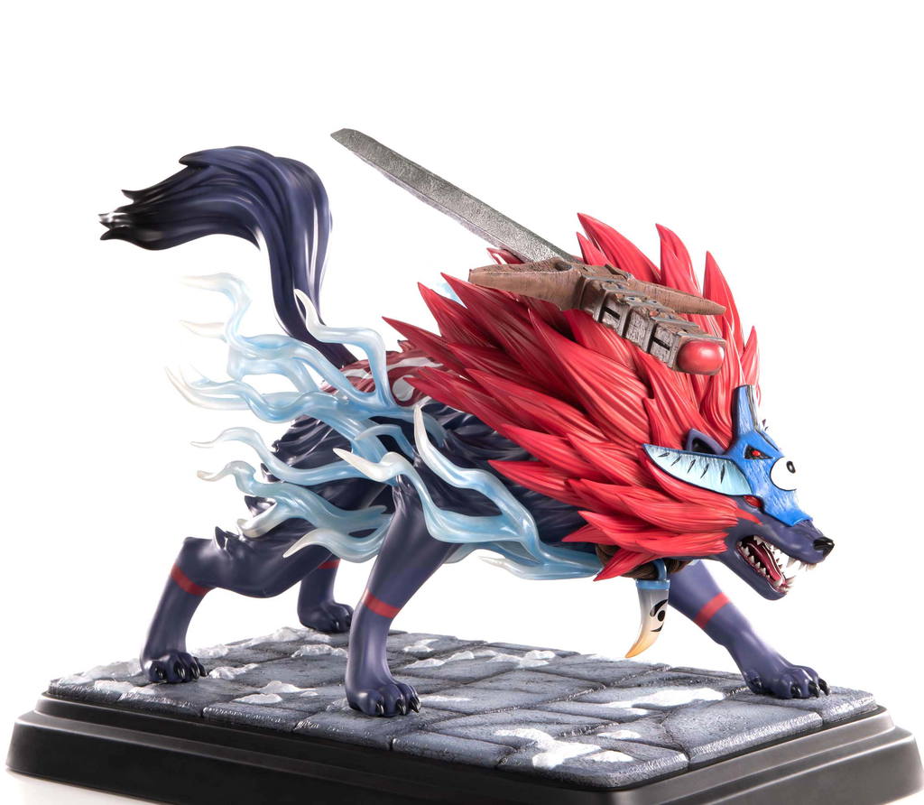 Okami Resin Painted Statue Oki (Wolf Form) [Standard Edition]