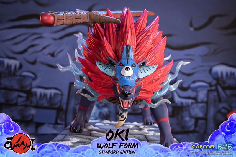 Okami Resin Painted Statue: Oki (Wolf Form) [Standard Edition] image 23