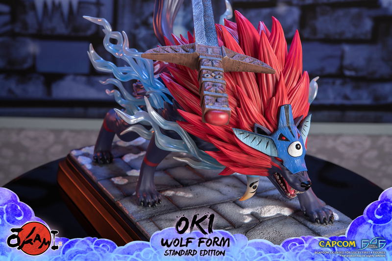 Okami Resin Painted Statue: Oki (Wolf Form) [Standard Edition] image 25