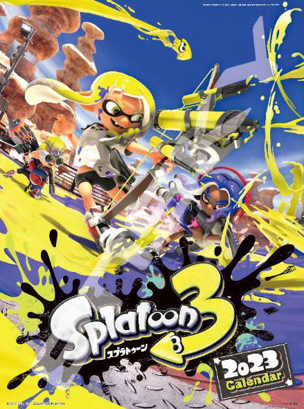 Splatoon 3 Wall Calendar 2023 Splatoon 3 Wall Calendar 2023