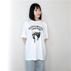 Yuru Camp Helmet T-shirt Ayano (White | Size L)