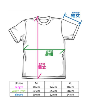 Yuru Camp Helmet T-shirt Ayano (White | Size M)_