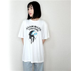 Yuru Camp Helmet T-shirt Rin (White | Size XL)