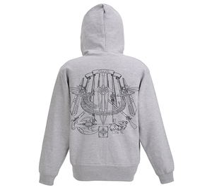 Date A Live IV - Heroine Angel Zip Hoodie (Mix Gray | Size S)_